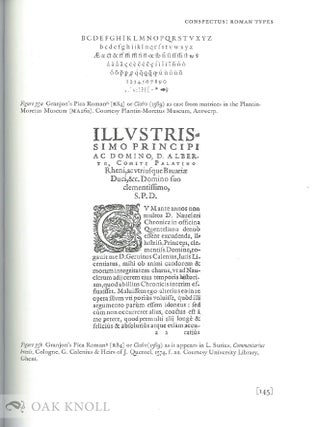 FRENCH RENAISSANCE PRINTING TYPES: A CONSPECTUS