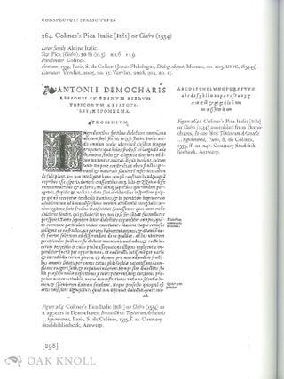 FRENCH RENAISSANCE PRINTING TYPES: A CONSPECTUS