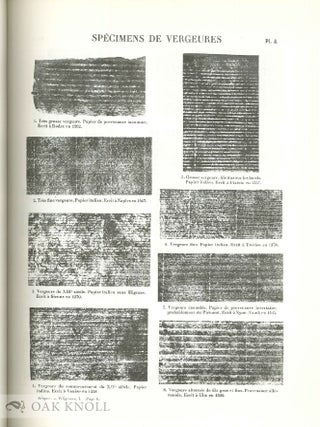 LES FILIGRANES, DICTIONNAIRE HISTORIQUE DES MARQUES DU PAPIER.