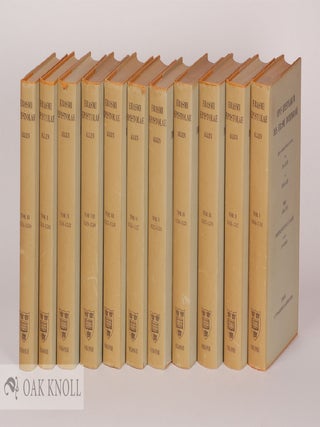 Order Nr. 142075 OPUS EPISTOLARUM DES. ERASMI ROTERODAMI. TWELVE VOLUMES. Allen, ercy, tafford,...
