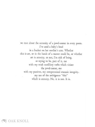 A POETICS OF HIROSHIMA.