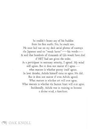 A POETICS OF HIROSHIMA.