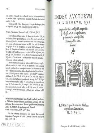 INDEX DE L'UNIVERSITÉ DE PARIS, 1544, 1545, 1547, 1549, 1551, 1556