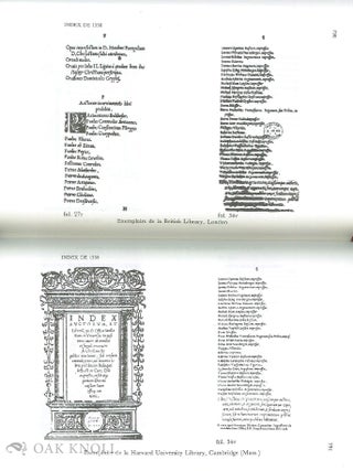 INDEX DE L'UNIVERSITÉ DE PARIS, 1544, 1545, 1547, 1549, 1551, 1556