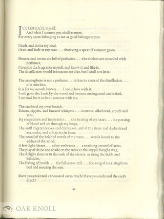 LEAVES OF GRASS.
