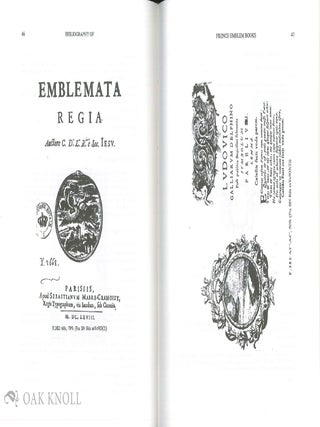A BIBLIOGRAPHY OF FRENCH EMBLEM BOOKS OF THE SIXTEENTH AND SEVENTEENTH CENTURIES.