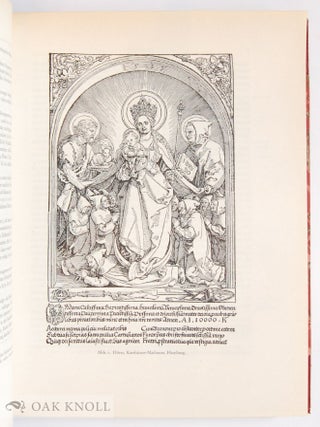 DÜRER-KATALOG, EIN HANDBUCH ÜBER ALBRECHT DÜRERS STICHE, RADIERUNGEN, HOLZSCHNITTE, DEREN ZUSTÄNDE, AUSGABEN UND WASSERZEICHEN