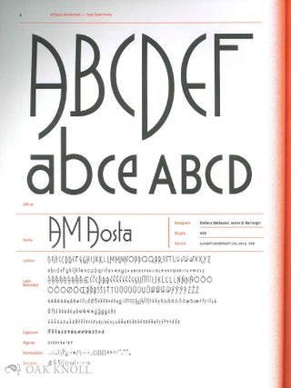 ALFABETI MODERNISTI. TYPE SPECIMENS. EDIZ. ILUSSTRATA