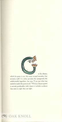 A POET'S ALPHABET OF INFLUENCES.