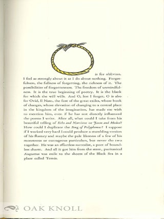 A POET'S ALPHABET OF INFLUENCES.