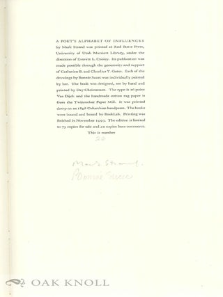 A POET'S ALPHABET OF INFLUENCES.