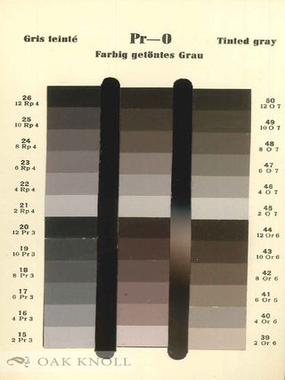 BAUMANNS NEUE FARBTONKARTE SYSTEM PRASE.
