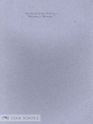 Order Nr. 142608 BLUE & YELLOW EVENING AT OSTEND, AND OTHER SONNETS. Merrill Moore