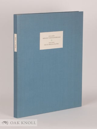 Order Nr. 142612 APOLOGY FOR BAD DREAMS. Robinson Jeffers