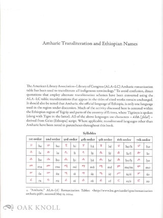 ETHIOPIAN BOOKBINDING TRADITION