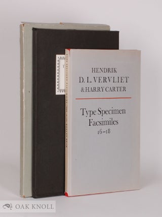 Order Nr. 142632 TYPE SPECIMEN FACSIMILES, REPRODUCTIONS OF FIFTEEN TYPE SPECIMEN SHEETS ISSUED...