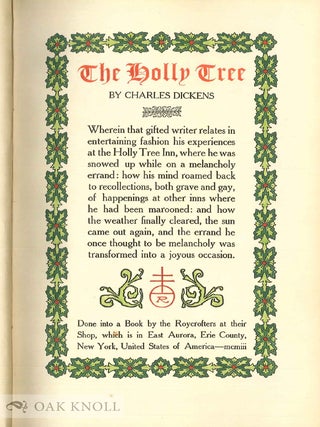 THE HOLLY TREE.