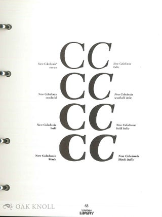 LINOTYPE LIBRARY. TYPEFACE HANDBOOK. TWO VOLUMES.