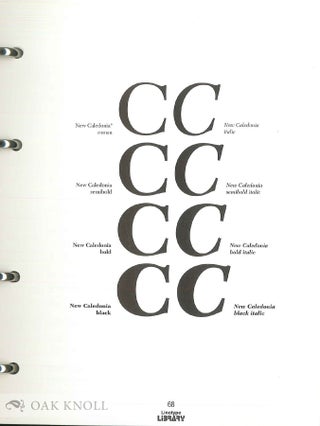 LINOTYPE LIBRARY. TYPEFACE HANDBOOK. TWO VOLUMES.