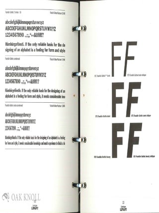 LINOTYPE LIBRARY. TYPEFACE HANDBOOK. TWO VOLUMES.