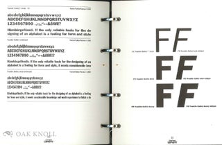 LINOTYPE LIBRARY. TYPEFACE HANDBOOK. TWO VOLUMES.