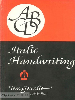 Order Nr. 142807 ITALIC HANDWRITING. Tom Gourdie