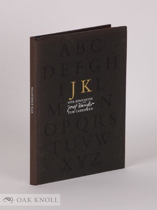 Order Nr. 142858 VITA EDUCATIVA, JOSEF K&Auml;UFER, EINE ERINNERUNG. Ernst Kaufer