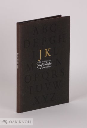 Order Nr. 142858 VITA EDUCATIVA, JOSEF KÄUFER, EINE ERINNERUNG. Ernst Kaufer