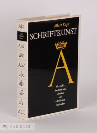 Order Nr. 142863 SCHRIFTKUNST, GESCHICHTE, ANATOMIE UND SCHONHEIT DER LATEINISCHEN BUCH STABEN....
