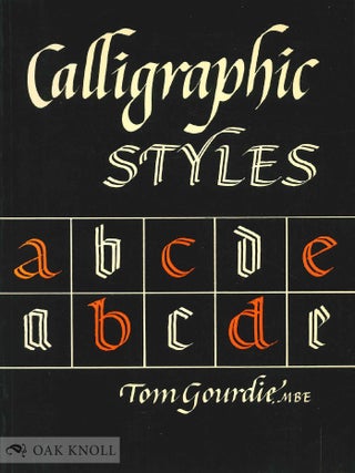 Order Nr. 142912 CALLIGRAPHIC STYLES. Tom Gourdie