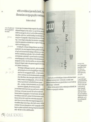 JAN TSCHICHOLD: REFLECTIONS AND REAPPRAISALS.