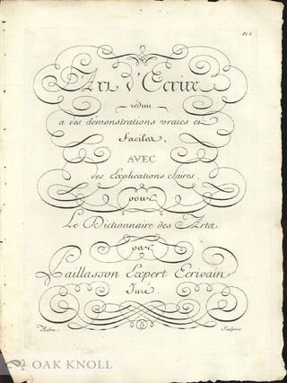 ECRITURES from Diderot's ENCYCLOPEDIE.