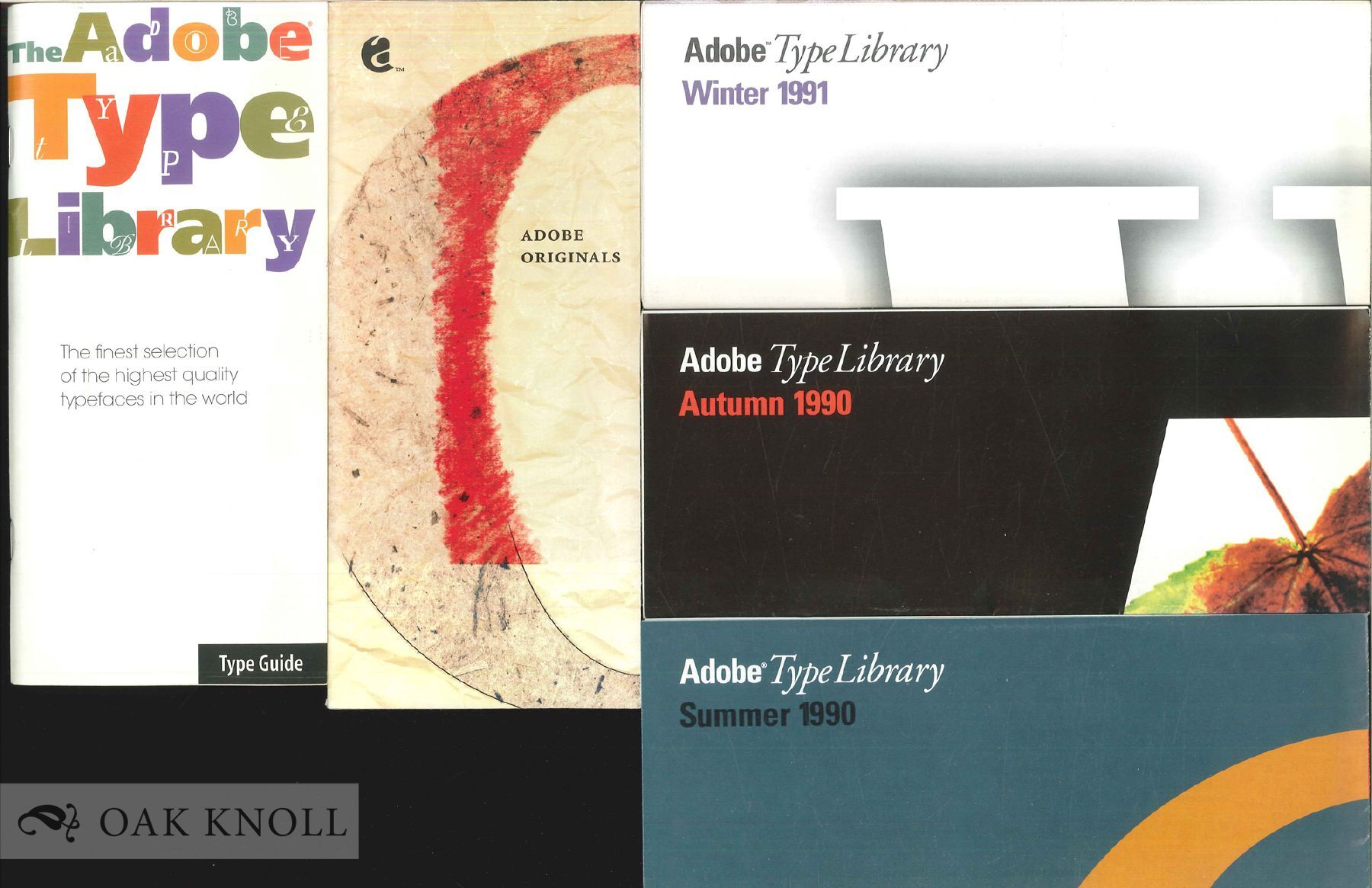 ADOBE TYPE LIBRARY. SIX ITEMS