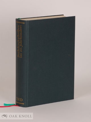 Order Nr. 142949 BUCHDRUCKSCHRIFTEN IM 20. JAHRHUNDERT. Philipp Bertheau