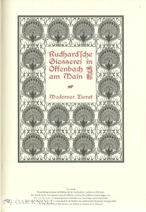 BUCHDRUCKSCHRIFTEN IM 20. JAHRHUNDERT.