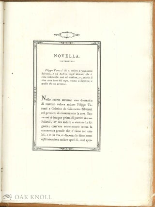 NOVELLA DI GAETANO FORNASINI, LETTA IN UN' ADUNANZA D' AMICI.