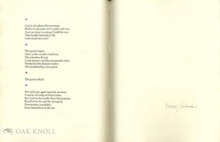THE POET IS DEAD.