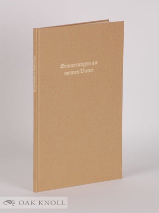 Order Nr. 143117 ERINNERUNGEN AN MEINEN VATER. May Morris