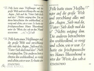 SCHRIFTPROBEN FÜR DEN BLEISATZ.