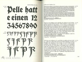 SCHRIFTPROBEN FÜR DEN BLEISATZ.