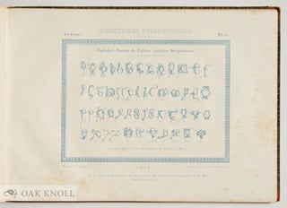 ÉCRITURES ANCIENNES D'APRÈS DES MANUSCRITS & LES MEILLEURS OUVRAGES.