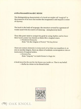 EMBODIED LANGUAGE: THE BOOK AS CRAFT AND CONCEPT