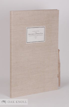 Order Nr. 143163 SPECIMENS OF WOOD TYPE. Maurice Annenberg