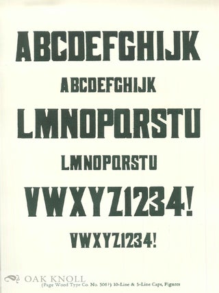 SPECIMENS OF WOOD TYPE.