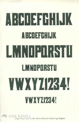 SPECIMENS OF WOOD TYPE.