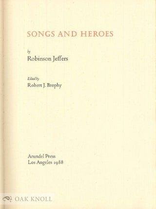SONGS AND HEROES.