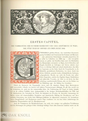WIENS BUCHDRUCKER-GESCHICHTE 1482-1882.