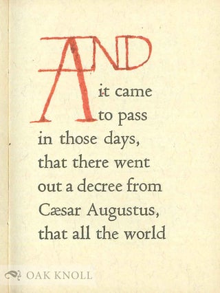 THE FIRST CHRISTMAS STORY.