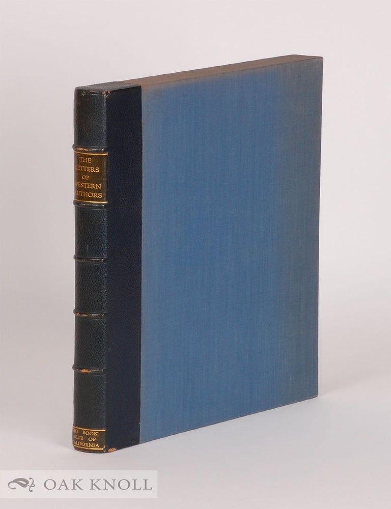 Order Nr. 143266 THE LETTERS OF WESTERN AUTHORS.