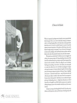 IMPRINT: IMPRACTICAL ESSAYS ABOUT LETTERPRESS PRINTING